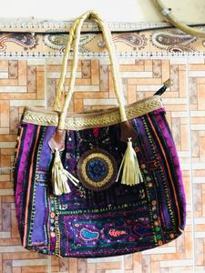 Bolso de cuero indio hecho a mano para mujer, bolso de hombro Banjara para mujer, bolso de mensajero bordado Vintage de lujo personalizado - Product Image 6
