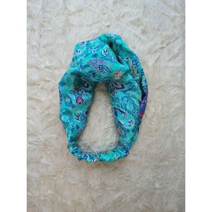 Lot de 3 bandeaux bohèmes vintage en soie de sari, faits main, recyclés, avec nœud frontal, accessoires pour cheveux, mignons, pour jeunes filles, cadeau pour demoiselles d'honneur - Product Image 4