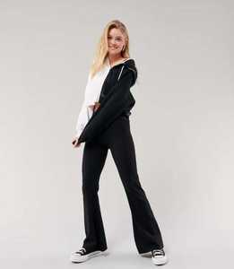 Full Sleeve Custom High Quality Cotton <b>Women</b> Winter Hooded Comfy <b>Fleece</b> Crop <b>Top</b> Pullover Hoodies Front Logo - Product Image 4