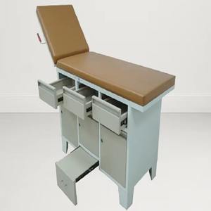 เตียงตรวจโรคผ่าตัด SI โครงเหล็กอ่อนทนทาน พร้อมเบาะรองนั่งนุ่มสบาย สำหรับส่งออก - Product Image 2