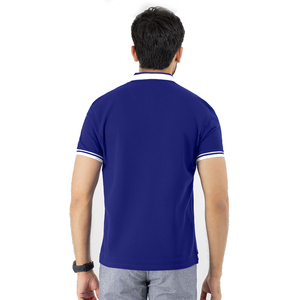 เสื้อกอล์ฟแขนสั้นผู้ชายไซส์ใหญ่พิเศษ ผ้าฝ้าย 100% ผ้าถักกันยับ ระบายอากาศได้ดี ลายพิมพ์นูน ดีไซน์สวย - Product Image 5