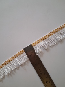 Gold and Silver Heavy Metallic Lurex Tassels Fringes Bullion Wire Lace Trim Ribbons Deals in Wholesale DIY - Product Image 2