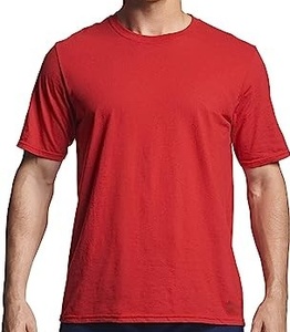 Nouveaux t-shirts pour hommes de vente chaude-manches courtes col rond doux ajusté ultra-doux 60/40 coton mélangé approvisionnement du Bangladesh - Product Image 3