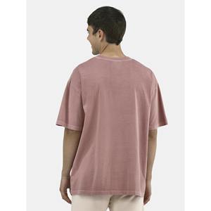 เสื้อยืดผู้ชายทรงโอเวอร์ไซส์สไตล์ฮิปฮอปโอเวอร์ไซส์พิมพ์ลายเอนไซม์ซักไหล่ทรงหยดน้ำผ้าฝ้าย100% - Product Image 4