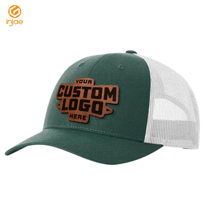 Injae Vina 6 Panel Trendy Curved Brim Trucker Caps Diseño personalizado Logotipo personalizado Estructurado Hombres Mujeres Mix Color Trucker Caps - Product Image 2