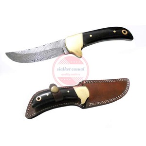 มีดล่าสัตว์ดามัสกัสใบมีดอเนกประสงค์ทำด้วยมือ - Product Image 6