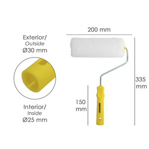 Rullo per Pittura in Poliestere O/ 62x 200 mm. - Product Image 2