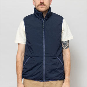 Gilet sans manches de luxe léger et chaud pour homme, coupe-vent de haute qualité avec caractéristiques de gilet et de veste - Product Image 1