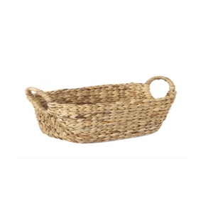 100% panier de rangement multifonctionnel naturel haut flexible jacinthe d'eau durable pour les déchets de vêtements et l'usage domestique - Product Image 2