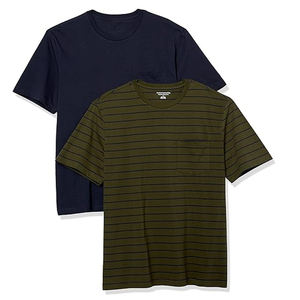 Camiseta de Hombre, Diseño Sólido, Tejido Comprimido, Hilo de Poliéster/Algodón de Peso Pesado, Impresión Serigráfica, Camisetas Personalizadas - Product Image 2