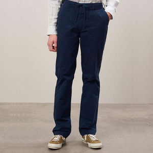 Venta caliente OEM Fabricante de aduanas Hombre Pantalones de algodón Cintura de alta calidad Raya Chino pantalones de hombre Recto curvo a rayas - Product Image 5