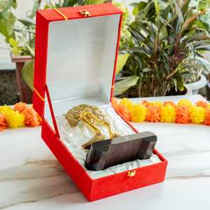 Juego de Adornos de Pareja de Cisnes con Acabado en Latón de 22 cm, Regalo Decorativo para Bodas - Product Image 2