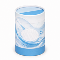 Tube d'emballage pour tampons démaquillants