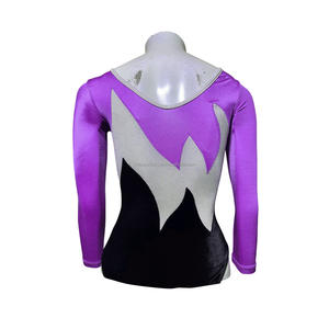 Leotardos de gimnasia rítmica para niños, leotardos de gimnasia rítmica en China, leotardos de gimnasia sublimados hechos a medida - Product Image 2