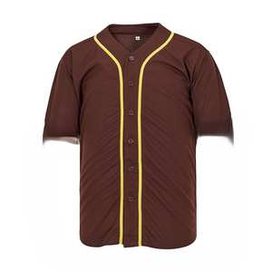 Prix raisonnable Baseball Jersey Sportswear Anti-rides Offre Spéciale 100% Polyester Haute Qualité Baseball Jersey Chemises À Vendre - Product Image 1