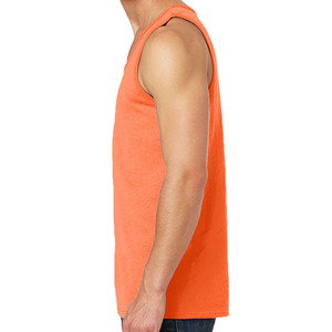 Débardeur à col rond haute performance pour hommes et vêtements de sport 100% coton, débardeur personnalisé avec logo de haute qualité - Product Image 3