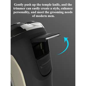 Rasoir rotatif électrique pour hommes, étanche IPX7, utilisation humide/sèche, charge rapide, 2 rasoirs de rechange sans fil avec écran LCD - Product Image 6