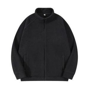 Vestes en toile à capuche coupe-vent à col montant en fausse fourrure d'automne avec logo brodé en gros du fabricant, 100% coton personnalisé - Product Image 2