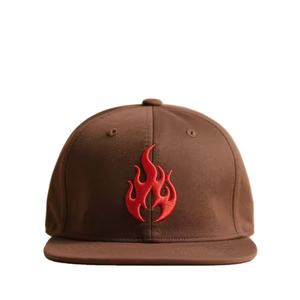 Gorras de Béisbol Personalizadas con Bordado 3D, de Algodón, con Visera Plana, para Adultos, Lisas, Estilo Hip Hop, de 5 Paneles, con Cierre a Presión - Product Image 1