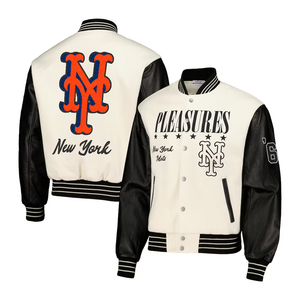 Vente en gros de vestes universitaires de qualité supérieure pour hommes personnalisés Nouvelle saison d'hiver Baseball Letterman Design avec broderie - Product Image 5