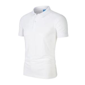 Polo d'été pour hommes, tissu en jersey 100% coton, anti-rides, impression de logo personnalisé, nouveau style d'affaires, hauts ODM - Product Image 1
