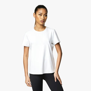 2024 alta calidad 180-200gsm 100% tela de Jersey de algodón peinado con camisa de diseño personalizado para mujer - Product Image 1