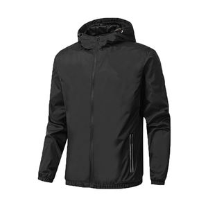 Veste d'extérieur anti-couleurs coupe-vent et imperméable à l'eau avec couleurs contrastées et fermeture à glissière pour l'alpinisme - Product Image 1