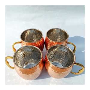 Taza de té de artesanías de alta demanda con Infusor de cobre para beber hecha en la India con alta calidad - Product Image 6