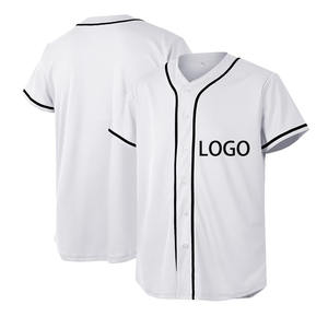 Maillots de baseball vierges en gros de haute qualité maillots de baseball de sport pour hommes en gros chemises de softball T-shirt pour hommes - Product Image 3