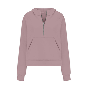 Sudaderas cortas con cremallera de cuello alto de moda para mujer - Product Image 6