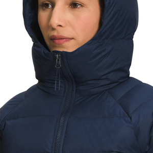 Chaqueta Acolchada con Calefacción para Mujer, con Capucha, Bolsillos, Estampado Informal, Reversible, Ajuste Holgado, Relleno de Algodón, Cierre de Cremallera - Product Image 2