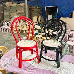 Silla de ratán hecha a mano con estilo moderno para niños, duradera y cómoda, superventas para cocina, dormitorio o sala de estar - Product Image 3