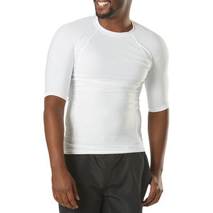 Camisas de compresión de secado rápido para hombre con mangas largas, logotipo personalizable estampado en tejido de punto - Product Image 2