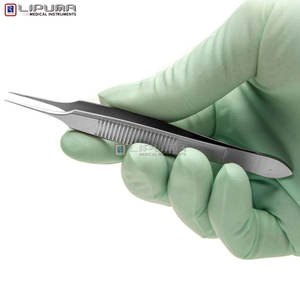 Pinzas de Sutura Tubingen, Pinzas de Sutura TUBINGEN de 9.5 CM, Puntas Delicadas de 0.5 MM, Instrumentos Médicos Quirúrgicos, Microcirugía, Oftalmología - Product Image 6