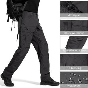 Vente en gros personnalisée, résistante aux rayures, à l'usure et durable, pantalon cargo pour hommes, pantalon tactique de couleur noire pour hommes - Product Image 5