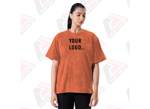 เสื้อยืดผ้ายีนส์ผ้าฟอกสีนวลสำหรับผู้หญิงผ้าปะติดผ้านุ่มใส่สบายทันสมัยเป็นมิตรกับสิ่งแวดล้อมฤดูร้อน - Product Image 5