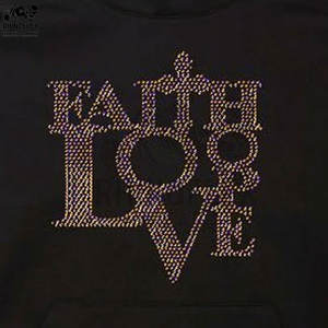 High Quality Basics Cotton Blended Fleece <b>Rhinestone</b> <b>Hoodie</b> Quick Dry Breathable Casual Wear <b>Rhinestone</b> Hoodies Made In Pakistan - Product Image 4