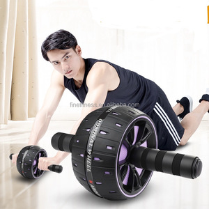 Con lăn tập bụng bằng thép và mút xốp có đệm đầu gối dành cho phòng tập thể dục tại nhà - Thiết bị thể dục chất lượng cao bền bỉ, dùng được cho cả nam và nữ - Product Image 6