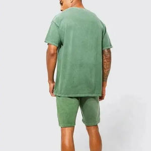 Ensemble de shorts de sport décontractés respirants pour hommes, mode été 2024, logo personnalisé, design uni - Product Image 2