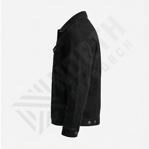 Chaqueta Vaquera Transpirable para Hombre, Buena Calidad, Precio Razonable, Logotipo Personalizado, Chaqueta Vaquera de Estilo Urbano - Product Image 3