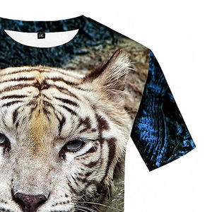 Camiseta de manga corta con estampado sólido para hombre, los mejores servicios ODM del fabricante profesional, Hip Hop Digital de venta superior - Product Image 3