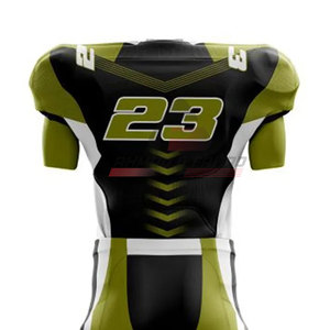 Ensemble d'uniformes de football américain sur mesure, nouvelle arrivée, manches courtes, impression par sublimation, économique, grande taille, respirant, haute qualité - Product Image 5