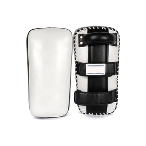 Coussinets de Muay Thai en cuir de vachette de qualité supérieure, personnalisés, coussinets de boxe incurvés, coussinets de boxe pour les pieds - Product Image 5