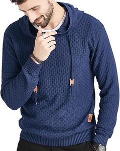 Sudadera con Capucha Extra Grande Bordada para Mujer, Estilo Holgado, Estampado Urbano, Informal, con Patrón Sólido, Esencial para el Invierno - Product Image 2