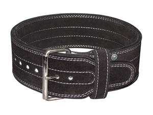 Soporte de cintura de alta calidad para gimnasio, Fitness, entrenamiento de potencia, cinturón de levantamiento de pesas, fábrica personalizada de cuero de vaca - Product Image 6