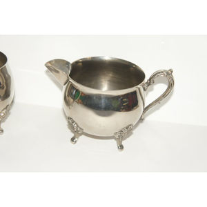 Juego de crema y azucareros pulidos con espejo de Metal más vendidos, diseño fabuloso, ollas de leche de té de Ramadán, juego elegante de acero inoxidable - Product Image 4