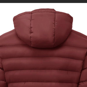Chaquetas acolchadas para hombre OEM, ropa de calle cálida personalizada, cuello con capucha a la moda, deportes de invierno, chaquetas transpirables de estilo informal para hombre - Product Image 6