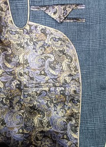 ชุดสูทธุรกิจของผู้ชายระบายอากาศได้ดีแบบ2ชิ้นแขนยาวคอวีมีจีบด้านหน้า #200มีขนาดใหญ่พิเศษ - Product Image 6