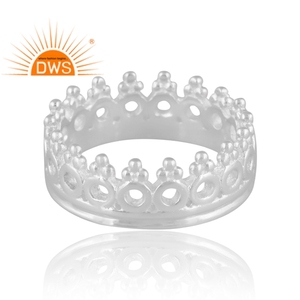 El mejor diseño de anillo de banda de Plata de Ley 925, proveedor de joyería de diseño personalizado para mujeres, regalo para HerFashion Jewelry, collares de moda - Product Image 4