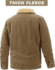 Veste en fourrure de cuir de vachette vintage vêtements d'extérieur intemporels pour hommes, manteau chaud robuste, pièce de mode d'hiver durable fabriquée à la main - Product Image 6